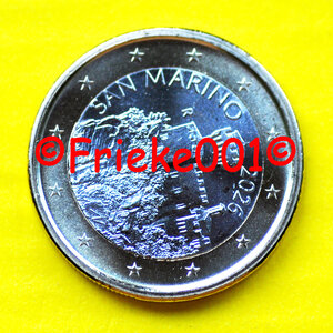 San marino 1 euro 2026 unc