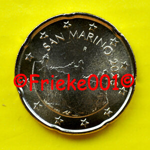 San marino 20 cent 2026 unc
