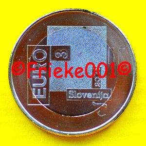 Slovenia 3 euro 2026 unc.(Srečko Kosovel)