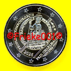 Luxembourg 2 euro 2026 comm.(Charlemagne)