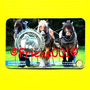 België 2,50 euro 2026 in blister.(Belgisch Trekpaard) Frans