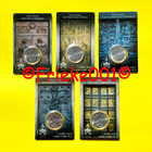 Vaticaan 5x 1 euro 2025 unc in blister.(Nr. 5,6,7,8,9)