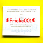 Vaticaan 2 euro 2025 in blister.(Michelangelo)
