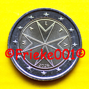 Malta 2 euro 2026 unc