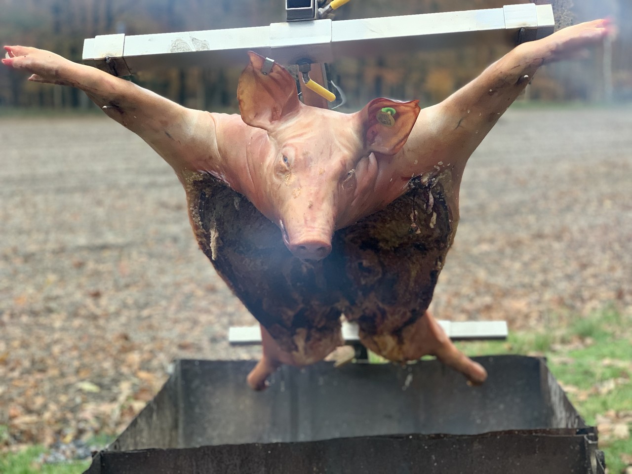 Varken voor aan het Spit of de Asado Smokey Basterds