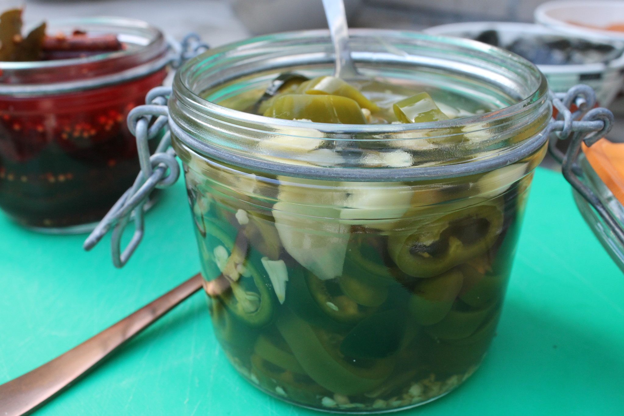 Apple Jack & Rum Jalapenos
