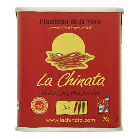 La Chinata Paprikapoeder gerookt HOT La Chinata Paprikapoeder gerookt HOT