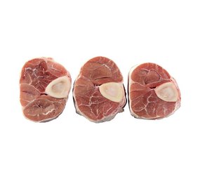 Kalfs schenkel ossobuco per kilo Kalfs schenkel ossobuco per kilo