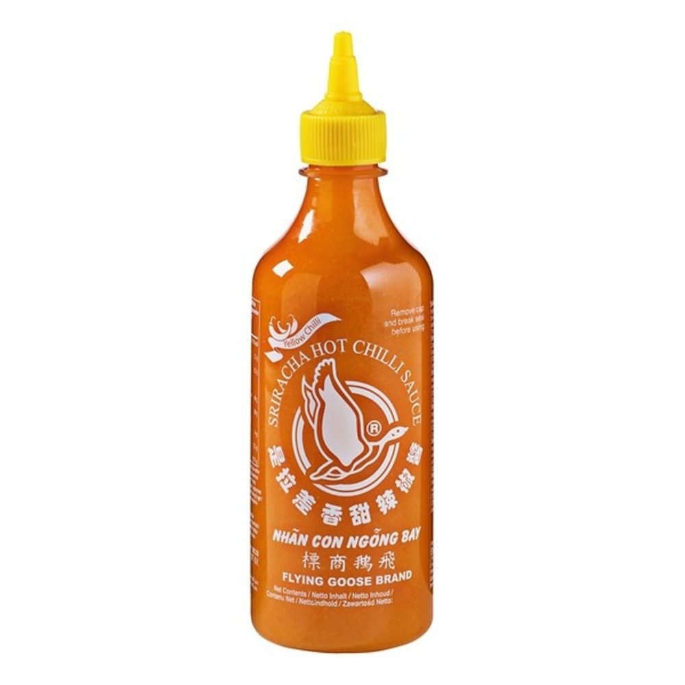 Flying Goose Chilisaus Sriracha geel 455 ml Flying Goose Chilisaus Sriracha geel 455 ml