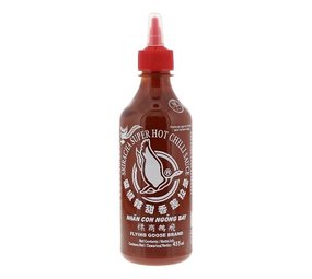 Flying Goose Chilisaus Sriracha extra heet 455 ml Flying Goose Chilisaus Sriracha extra heet 455 ml