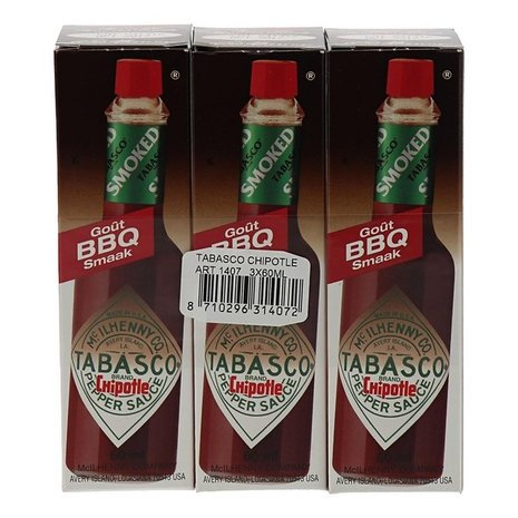Tabasco Chipotle 3 x 6 cl Tabasco Chipotle 3 x 6 cl