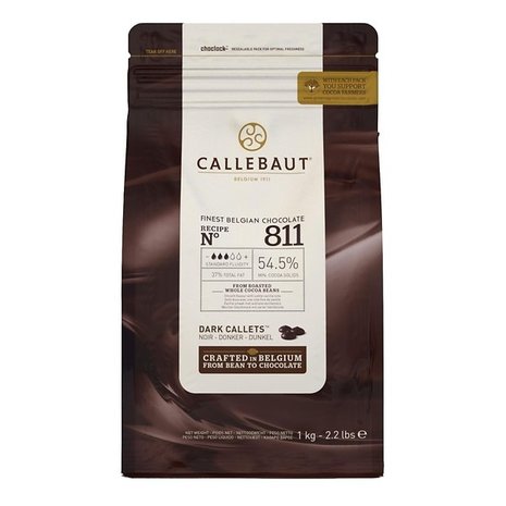 Callebaut Finest Belgian chocolate Callets dark 811