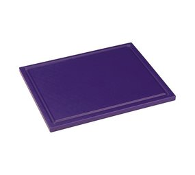 Snijplank met sapgeul paars, 325 x 265 x 15 mm Snijplank met sapgeul paars, 325 x 265 x 15 mm