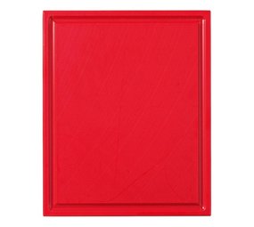 Snijplank met sapgeul, 1/2 GN rood, 325 x 265 x 15 mm Snijplank met sapgeul, 1/2 GN rood, 325 x 265 x 15 mm