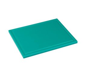 Snijplank met sapgeul, 1/2 GN groen, 325 x 265 x 15 mm Snijplank met sapgeul, 1/2 GN groen, 325 x 265 x 15 mm