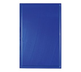 Snijplank met sapgeul blauw, 530 x 325 x 15 mm Snijplank met sapgeul blauw, 530 x 325 x 15 mm