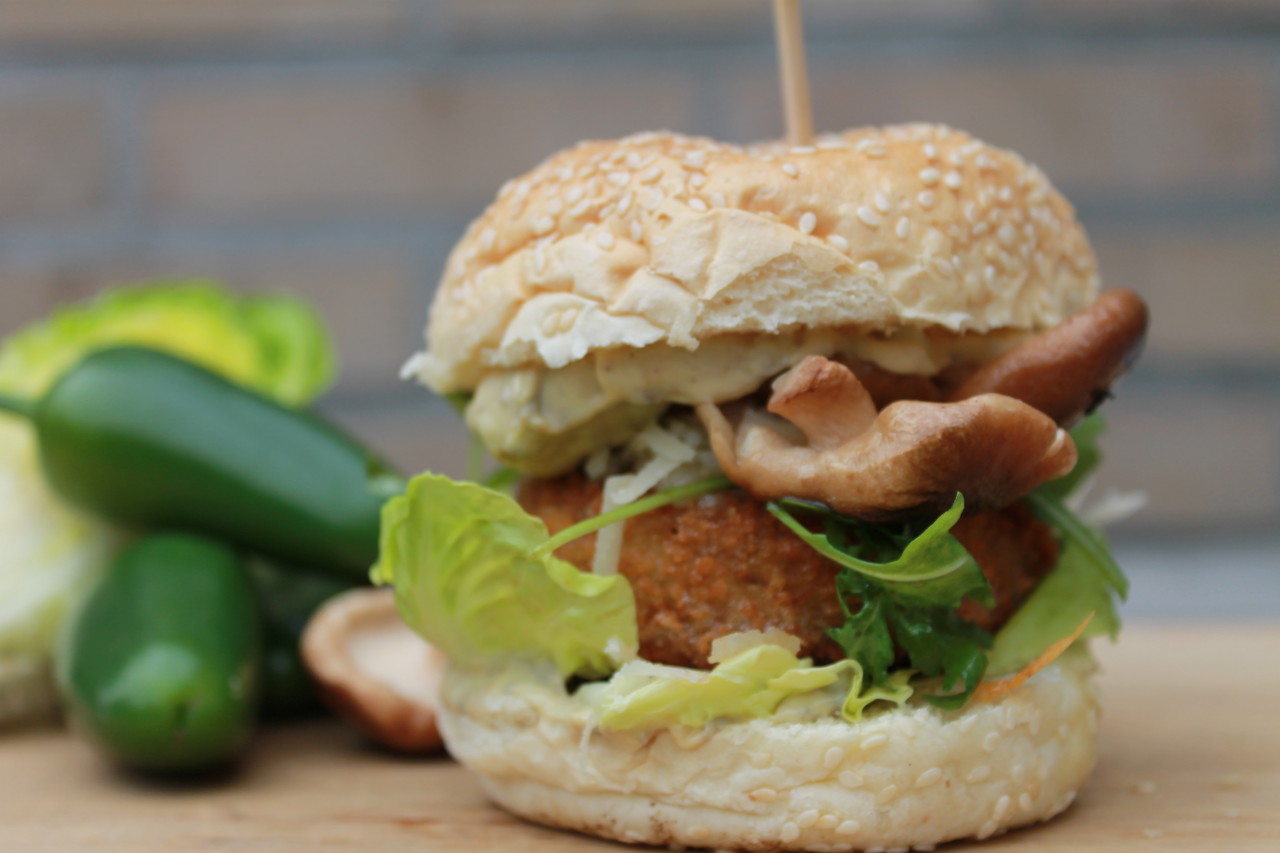 Paddenstoelen burger