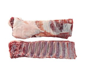Wild zwijn spare ribs per streng Wild zwijn spare ribs per streng