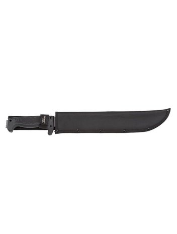 Machete, Homey's, kartel, rubber/zwart staal, etui Machete, Homey's, kartel, rubber/zwart staal, etui