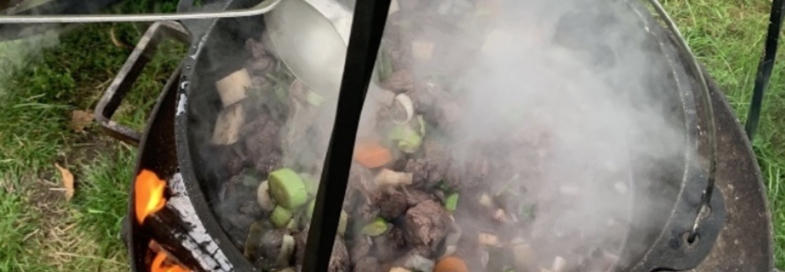 Beef jerky stew met bourbon Smokey Basterds