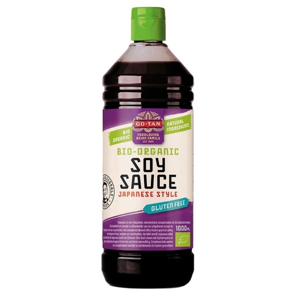 Go-Tan Sojasaus biologisch organic, glutenvrij