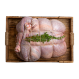 Kalkoen heel met truffel en paddenstoelen Kalkoen heel met truffel en paddenstoelen