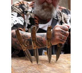 Henk Shiffmacher Steakmessen by Henk Schiffmacher 4 stuks Henk Shiffmacher Steakmessen by Henk Schiffmacher 4 stuks