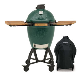 Big Green Egg Large + Geintegreerd onderstel met Nest Handler + Zijplankjes + Hoes Big Green Egg Large + Geintegreerd onderstel met Nest Handler + Zijplankjes + Hoes