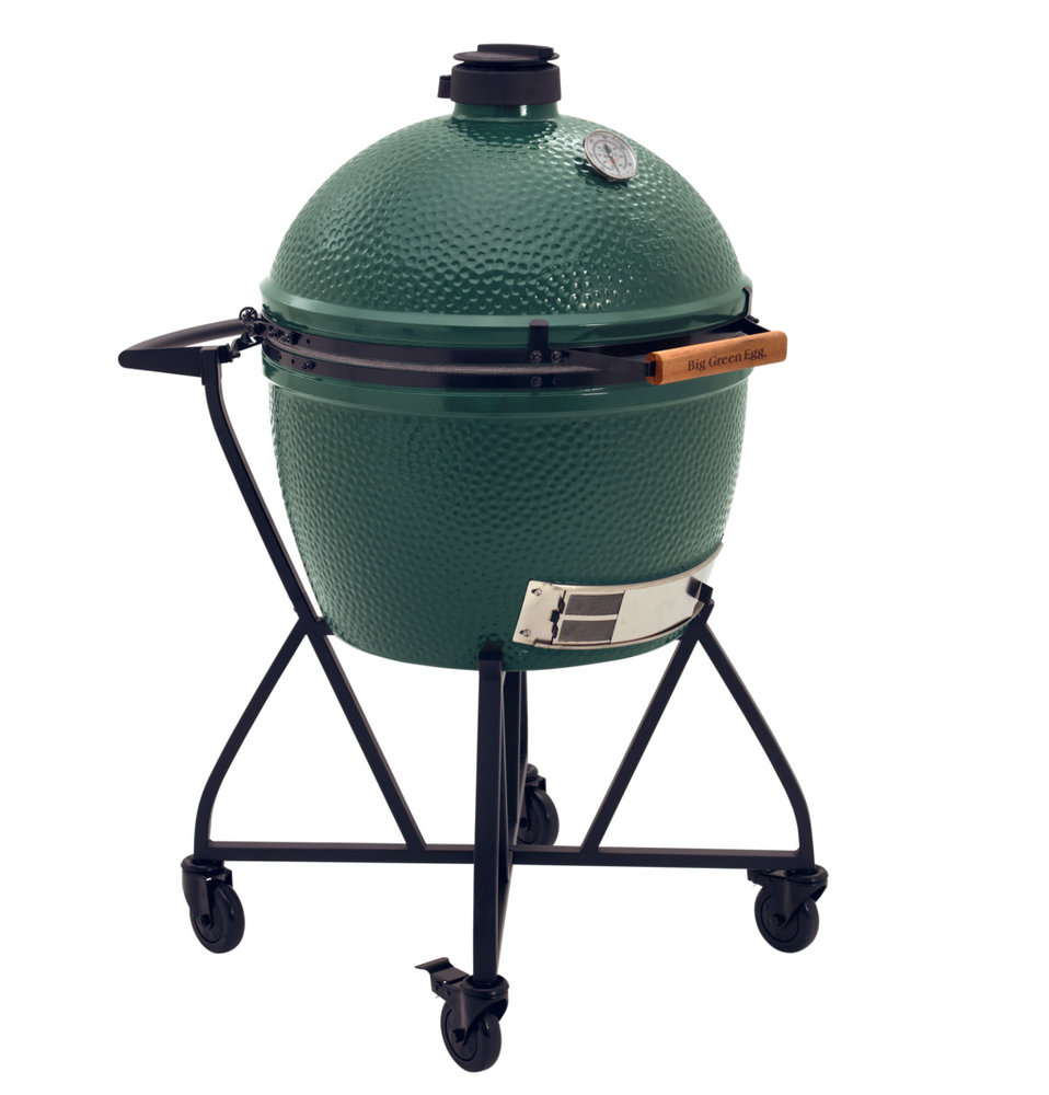 Big Green Egg Extra Large + Geintegreerd onderstel met Nest Handler Big Green Egg Extra Large + Geintegreerd onderstel met Nest Handler