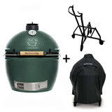 Big Green Egg Extra Large + Geintegreerd onderstel met Nest Handler + Hoes Big Green Egg Extra Large + Geintegreerd onderstel met Nest Handler + Hoes