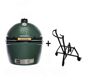 Big Green Egg XXL + Geintegreerd onderstel met Nest Handler Big Green Egg XXL + Geintegreerd onderstel met Nest Handler