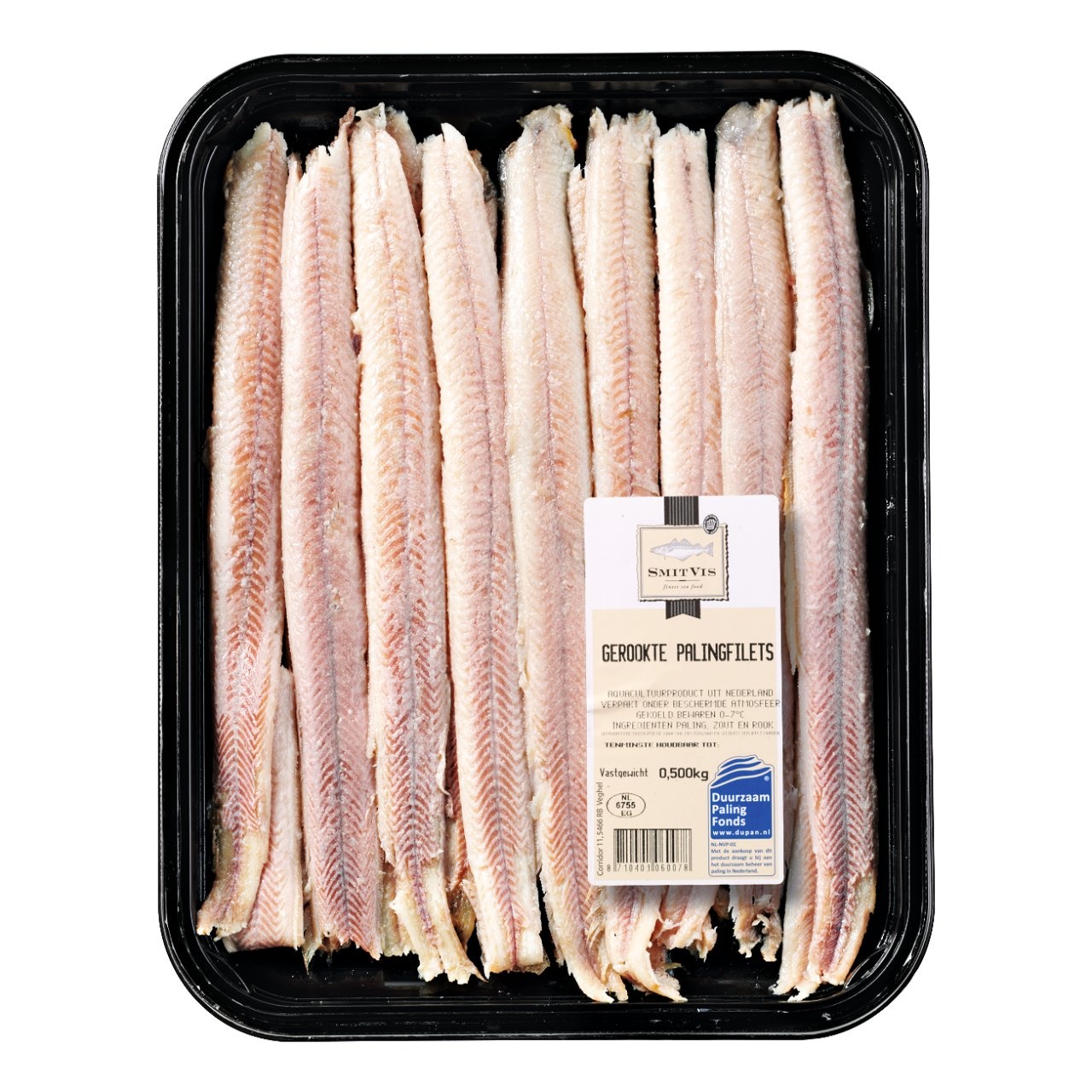Palling Fish Palingfilet gerookt 500 gram - Smokey Basterds