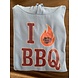 Hoody licht blauw BBQ Hoody licht blauw BBQ