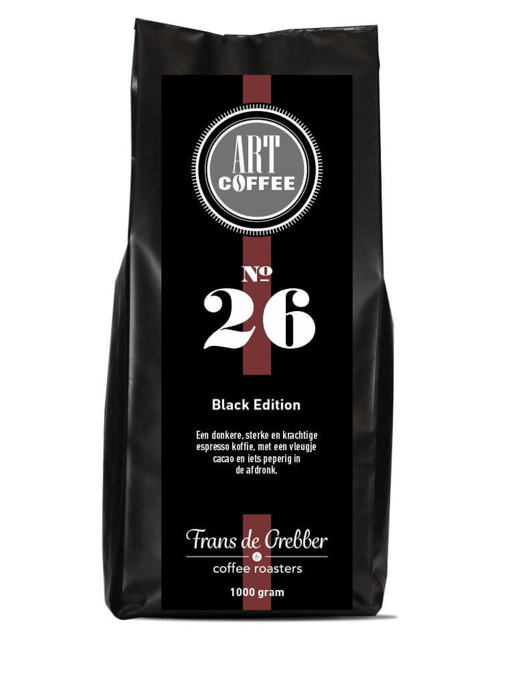 Frans de Grebber BLACK EDITION KOFFIE 26 Frans de Grebber BLACK EDITION KOFFIE 26