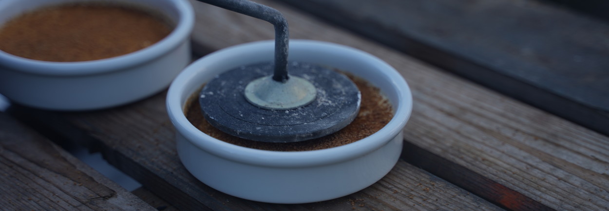 Crème Brulée van de BBQ