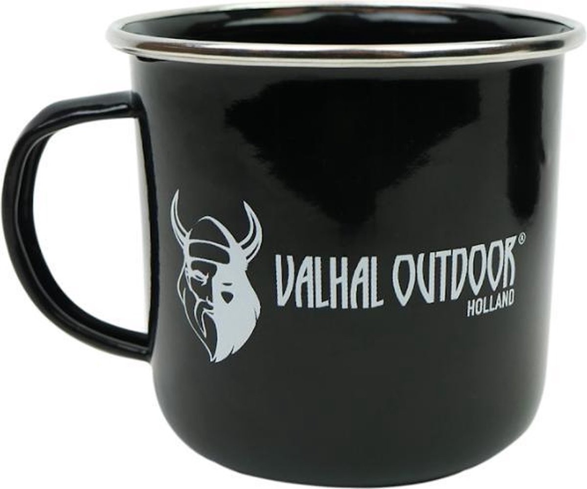 Valhal Outdoor Koffiemok Emaille Valhal Outdoor Koffiemok Emaille