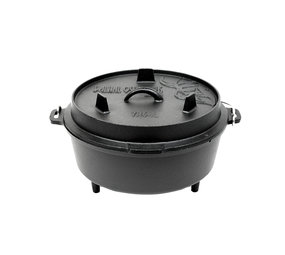Valhal Dutch Oven Gietijzer met Pootjes Outdoor 6,1 Liter Valhal Dutch Oven Gietijzer met Pootjes Outdoor 6,1 Liter