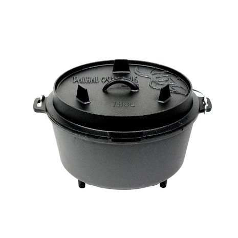 Valhal Dutch Oven Gietijzer met Pootjes Outdoor 12 Liter Valhal Dutch Oven Gietijzer met Pootjes Outdoor 12 Liter
