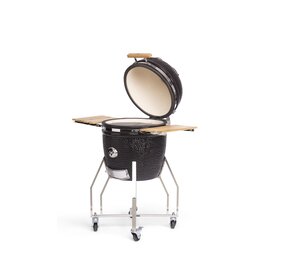 Yakiniku BBQ Kamado 19" Large met Onderstel en Zijtafels Yakiniku BBQ Kamado 19" Large met Onderstel en Zijtafels