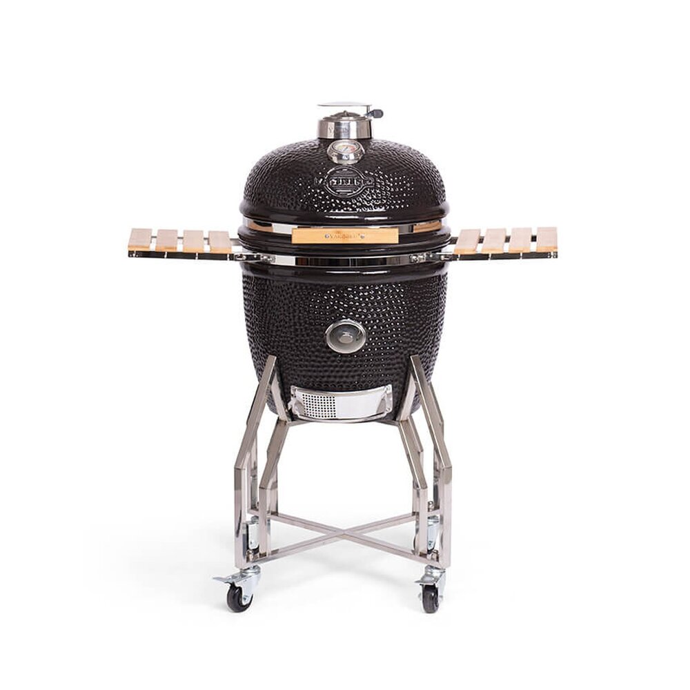 Yakiniku BBQ Kamado 16" Medium met onderstel en Zijtafels Yakiniku BBQ Kamado 16" Medium met onderstel en Zijtafels