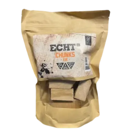 ECHT® Chunk Eik 500 Gr ECHT® Chunk Eik 500 Gr