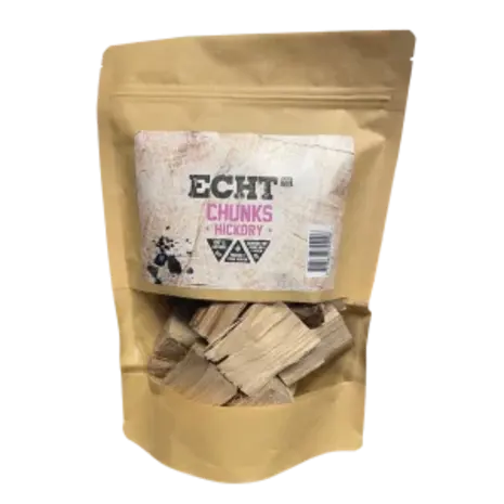 ECHT® Chunks Hickory 500 Gr ECHT® Chunks Hickory 500 Gr