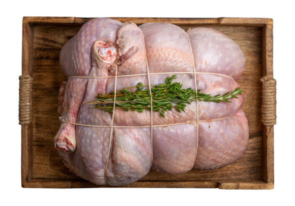 Kalkoen heel met vruchten vulling Kalkoen heel met vruchten vulling