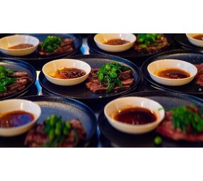 Tataki van Dry Aged entrecote Tataki van Dry Aged entrecote