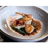 Coquilles met Miso en Kimchi boter gegratineerd Coquilles met Miso en Kimchi boter gegratineerd