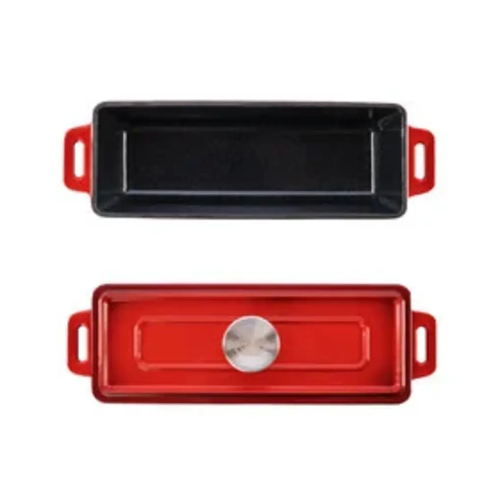 Grand Feu - Geëmailleerde gietijzeren bakvorm - 1,7 l - rood Grand Feu - Geëmailleerde gietijzeren bakvorm - 1,7 l - rood