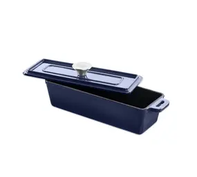 Grand Feu - Geëmailleerde gietijzeren bakvorm - 1,7 l - blauw Grand Feu - Geëmailleerde gietijzeren bakvorm - 1,7 l - blauw
