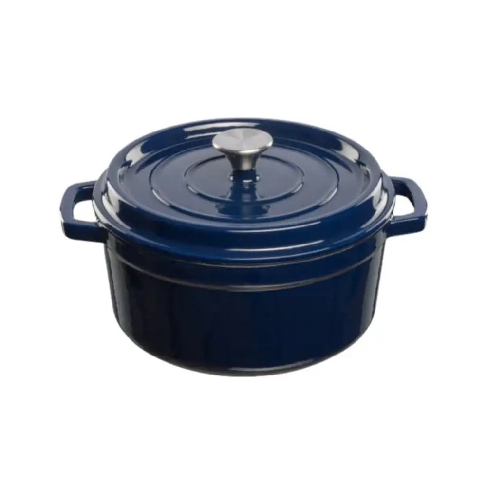 Grand Feu - Geëmailleerde gietijzeren braadpan - 3,5 ltr. - blauw Grand Feu - Geëmailleerde gietijzeren braadpan - 3,5 ltr. - blauw