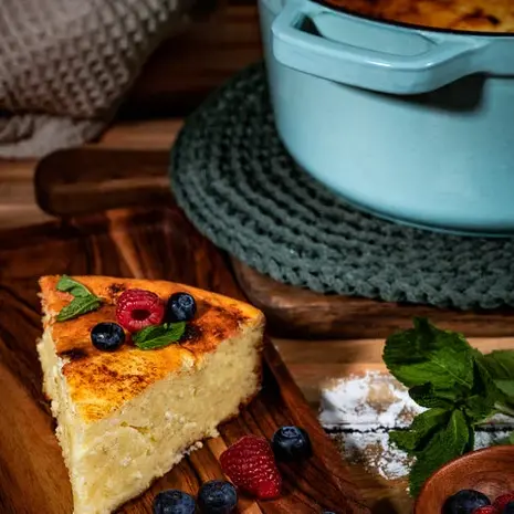 Grand Feu - Geëmailleerde gietijzeren braadpan - 3,5 ltr. - licht blauw Grand Feu - Geëmailleerde gietijzeren braadpan - 3,5 ltr. - licht blauw