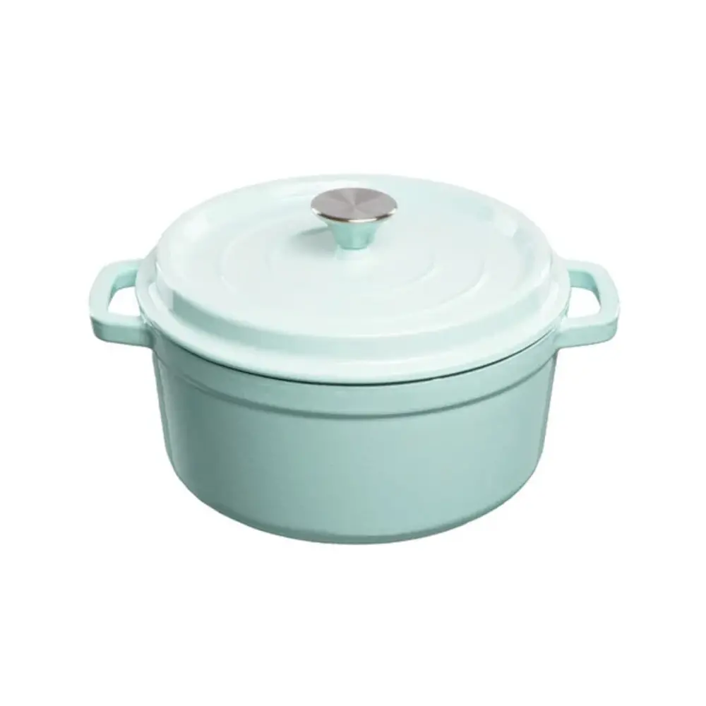 Grand Feu - Geëmailleerde gietijzeren braadpan - 3,5 ltr. - licht blauw Grand Feu - Geëmailleerde gietijzeren braadpan - 3,5 ltr. - licht blauw